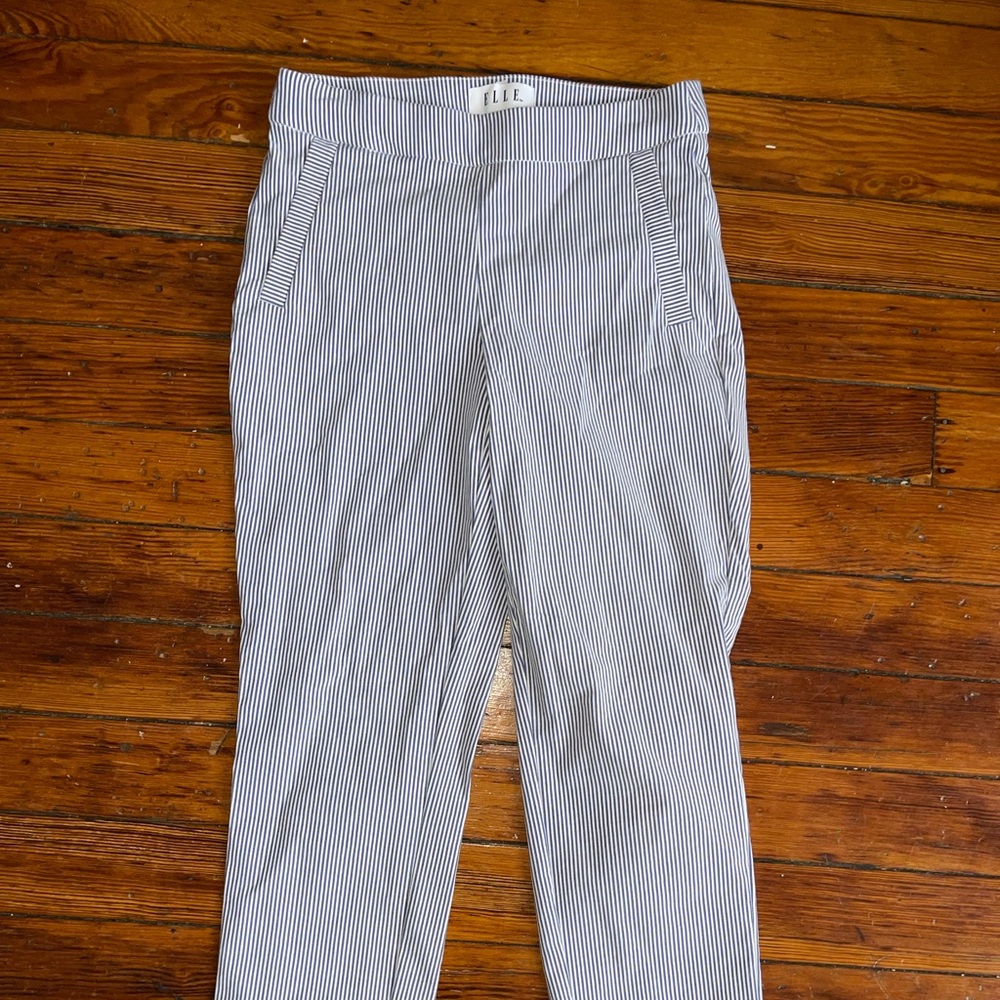 Stripped Work Pants